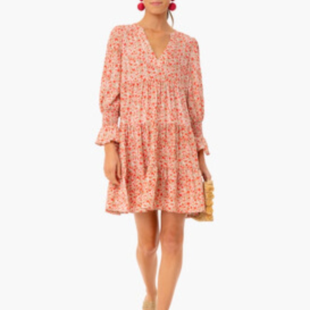 Savannah Floral Kenzo Tiered Mini Dress from Tuckernuck